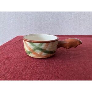 Vintage 1940s/1950s Vernon Kilns Vernonware Homespun Plaid Chicken Pie Server